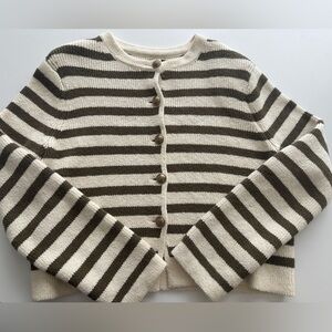 Massimo Dutti Striped Cardigan